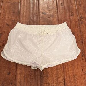 Alala Women's iridescent white Athletic Shorts